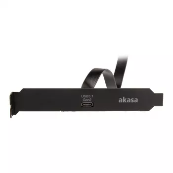 USB-C laidas Akasa AK-CBUB37-50BK 0,5 m USB 3.2 Gen 2 juodas
