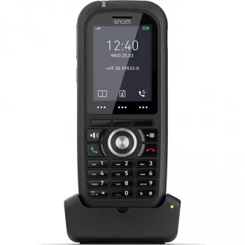 Snom M80 DECT telefono ragelis su skambučio identifikavimu, juodas