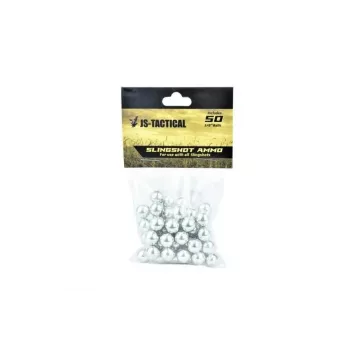 JS Tactical plieniniai timpų kamuoliukai 9,5 mm – 50 vnt.