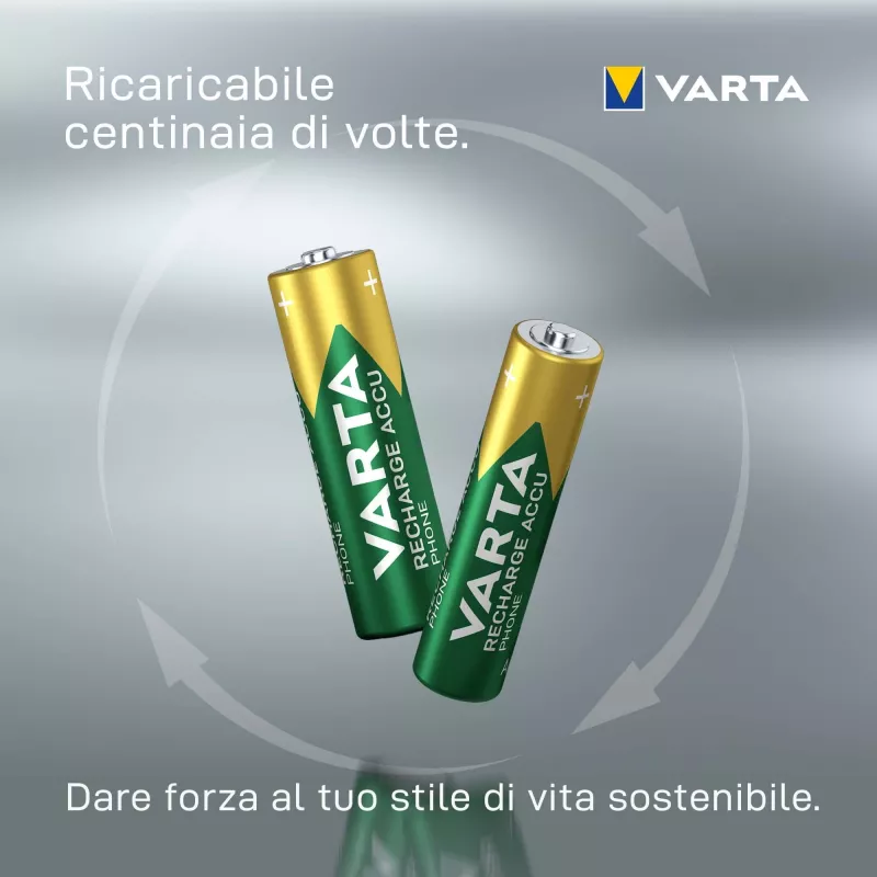 Baterija Varta AAA 800mAh NiMH 2 vnt. DECT