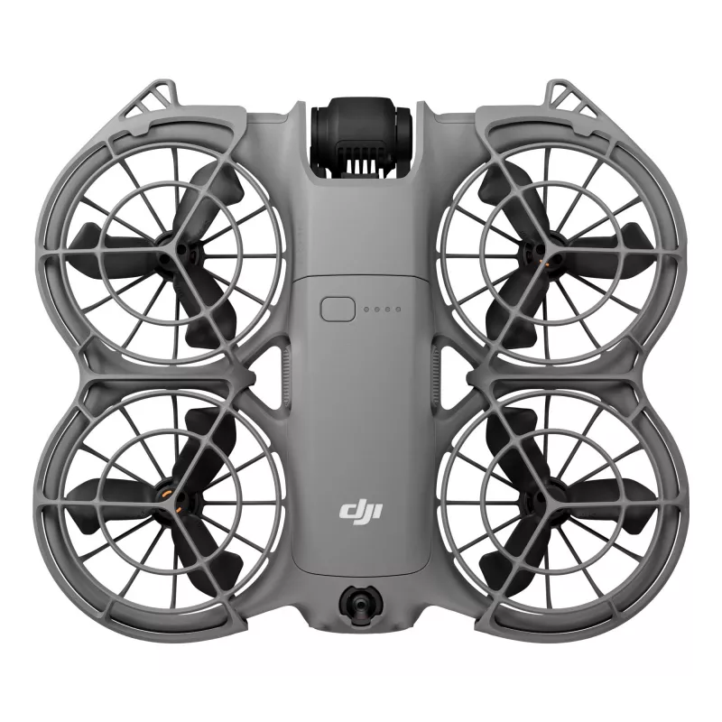 Dronas DJI Neo 2 – 4 rotoriai, 12 MP kamera, 2688×1512 vaizdo įrašas, 1606 mAh baterija, 49 GB vidinė atmintis, Wi‑Fi ir Bluetooth