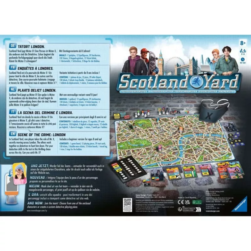 Ravensburger šeimyninis žaidimas Scotland Yard (26601)