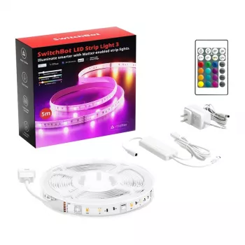LED juosta SwitchBot W1702110 3 m RGB spalvų keitimas