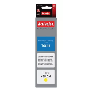 Activejet AE-664Y rašalas (Epson T6644 pakaitalas; Supreme; 100 ml; geltona)