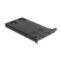 Delock PCI Express x16 kortelės rėmelis 2 x M.2 NVMe SSD bifurcation 47042