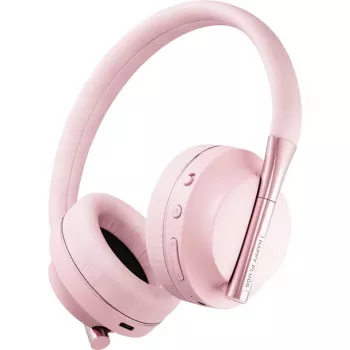 Happy Plugs PLAY Ausinės – laidinės ir belaidės, lankelis, USB Type-C, Bluetooth, rožinis auksas