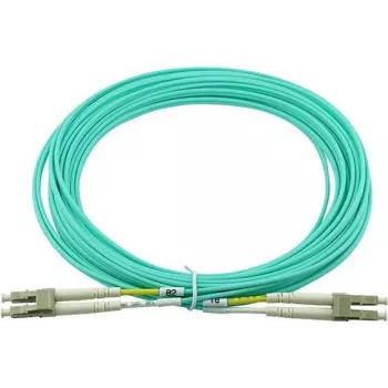 Skaidulinis optinis kabelis BlueOptics CAB-OM3-LC-LC-7,5M-BO, 7,5 m, OM3, LC–LC, akvamarino spalva