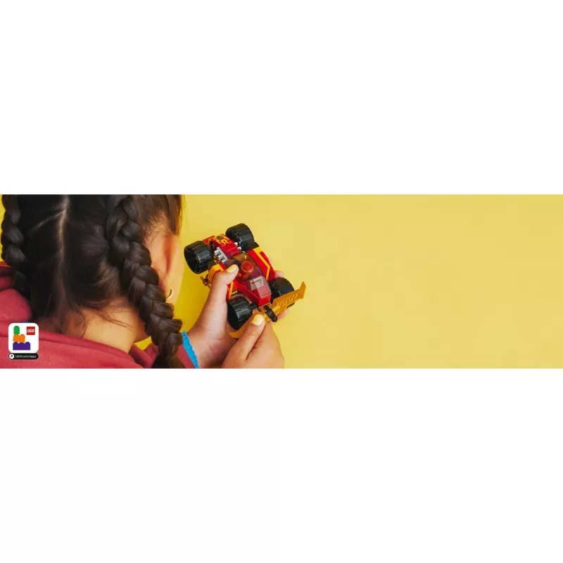 LEGO 71780 NINJAGO Kainio lenktyninis automobilis EVO 2v1 lenktynių automobilio į visureigį modelio konstravimo rinkinys vaikams nuo 6 metų