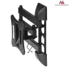 Sieninis TV/monitoriaus laikiklis MACLEAN MC-719, iki 68,6 cm (27 colių), 15 kg, VESA 100x100, juodas