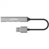 Manhattan USB-A 4 prievadų šakotuvas, 1x USB 3.2 Gen1, 3x USB 2.0, aliuminis