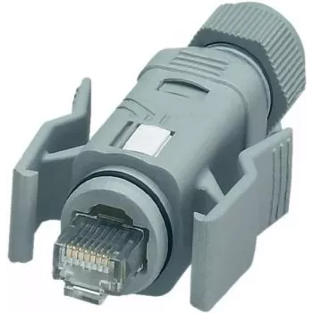 Phoenix Contact RJ45 jungtis IP67 - CAT5e kištukas, tiesus, kontaktai: 8P8C VS-08-RJ45-5-Q/IP67 (1656990)