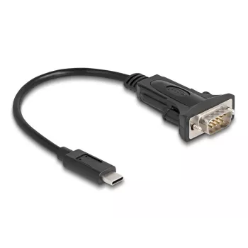 DeLOCK adapteris USB Type-C į RS-232 D-Sub 9 kištukas 0,25 m