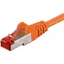 Wentronic Goobay CAT 6 jungiamasis laidas, S/FTP (PiMF), oranžinis, 7,5 m - LSZH be halogenų, varis (93477)