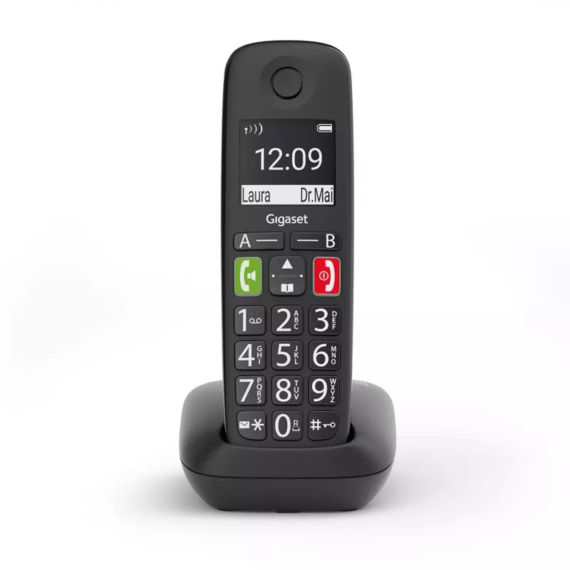 Analoginis/DECT belaidis telefonas Gigaset E290A