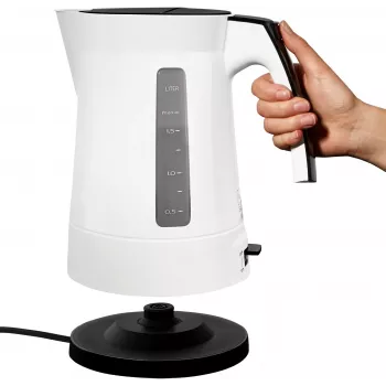 Elektrinis virdulys Melitta Enjoy Aqua 1,7 L 2400 W juodai baltas
