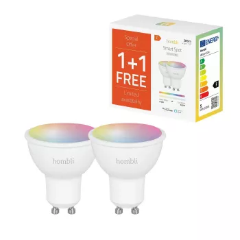 Hombli išmanioji lemputė, Smart Spot (5W) RGB+CCT Promo Pack V3