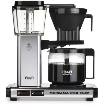Moccamaster KBG Select kavos virimo aparatas poliruotas sidabras