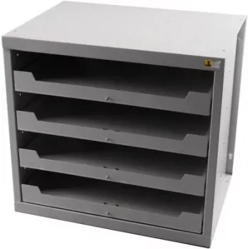 Dėžutė su stalčiais Allit EuroPlus Depot M, 380 x 455 x 805 mm