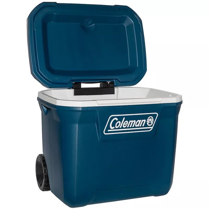 Coleman 50QT Xtreme Ratų Aušintuvas, Mėlynas, Plastikas, Poliuretanas (PU), Juodas, 47 l, 113 kg