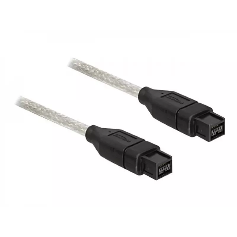 FireWire kabelis DeLOCK FireWire B/B 1,0 m pilkas