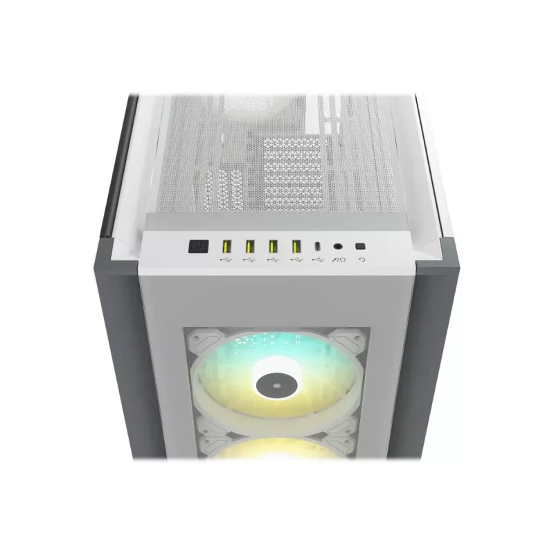 PC korpusas Corsair iCUE 7000X RGB Full Tower Baltas