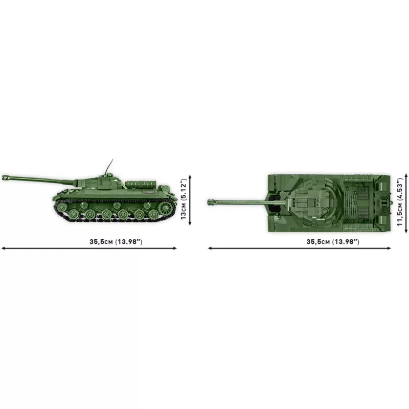 COBI Historical Collection II Pasaulinis Karas IS-3 Sovietų Sunkusis Tankas