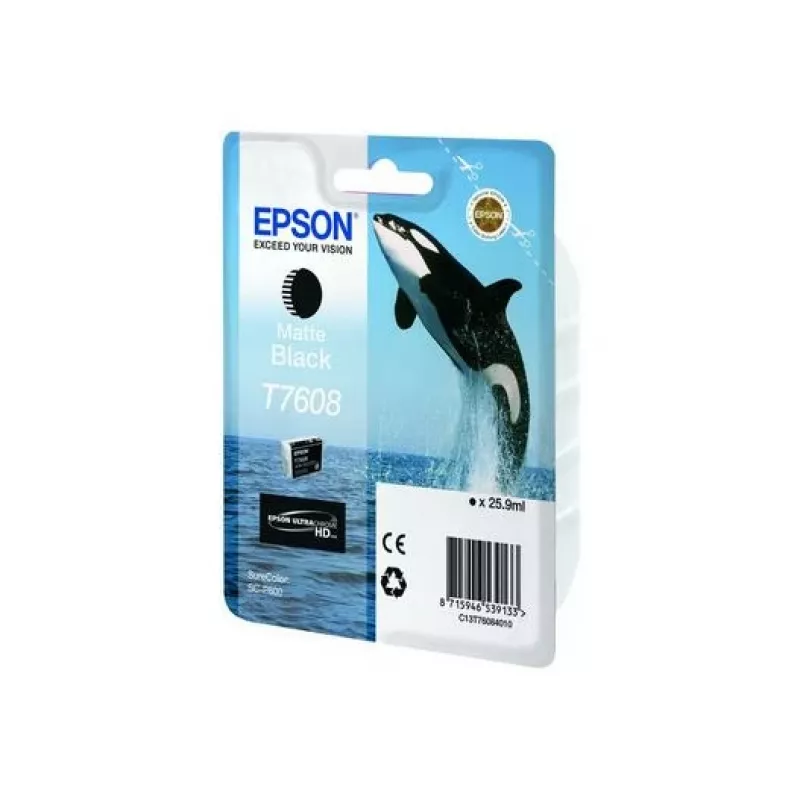 Epson C13T76084N10 kasetė 1 vnt. Originali matinė juoda