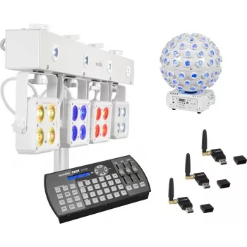 LED apšvietimo rinkinys EUROLITE KLS-180 ws B-40 ws QuickDMX Easy Show
