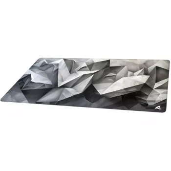 Žaidimų pelės kilimėlis Sharkoon SKILLER SGP40 D17, abstraktus kristalinis raštas, pilkas/baltas, 1000 x 500 mm