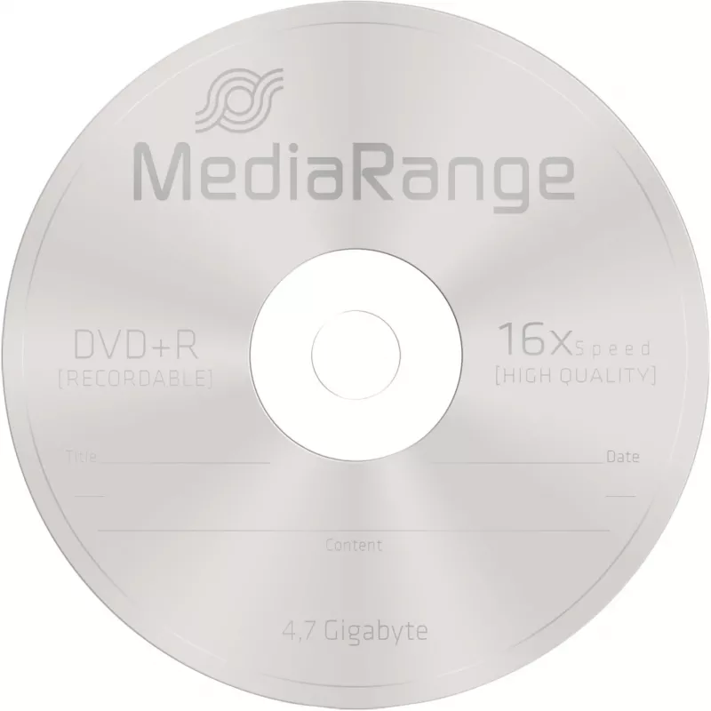 MEDIARANGE 100 vnt. DVD+R - 4,7 GB (120 min.) 16x