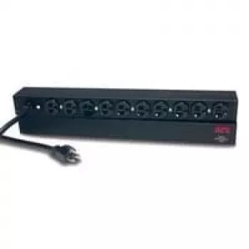 APC SCL500RMI1U 1U stovo maitinimo skirstytuvas, 10 lizdų, 120V, 20A, juodas