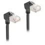 DeLOCK RJ45 Cat.6A tinklo kabelis 1 m juodas