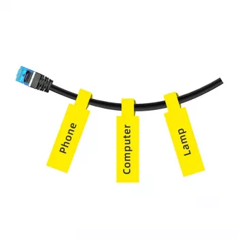 Termo etiketės NIIMBOT 12,5×74+35 mm, 65 vnt. ritinys, geltonos