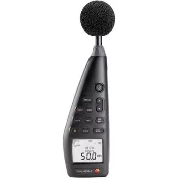 Testo 816-1 skaitmeninis garso lygio matuoklis su A ir C svoriais, greitas/lėtas režimas, 30–130 dB, 1,4 dB, 0,1 dB (0563 8170)