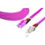Lightwin aukštos kokybės dvipusis LWL šuolis MM OM4 LSH LC (LDP-50 LSH-LC 3.0 OM4)