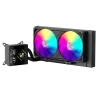 Gamemax GLACIER 240 LCD BK skystinis aušintuvas procesoriui Intel, AMD