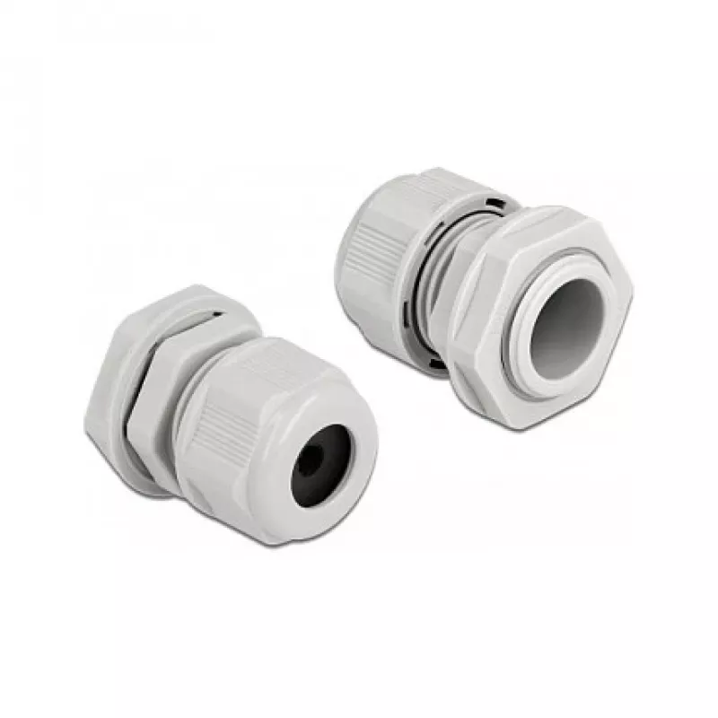Kabelio įvadas DeLOCK 60364 pilkas plastikinis 2 vnt.