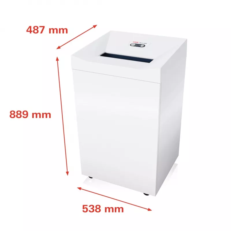 HSM Pure 630 popieriaus smulkintuvas, 130 l, 3,9 mm