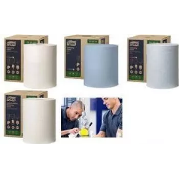 Tork 90537 Durable valymo servetėlės baltos, vienpakė, universalios