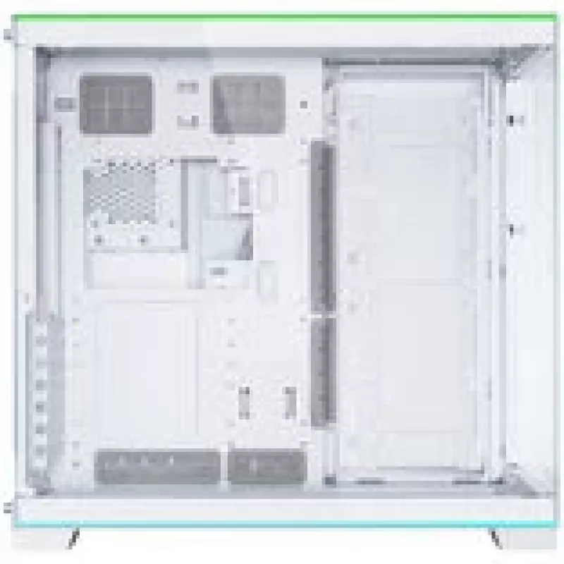 Lian Li O11D EVO RGB + TRYX PANORAMA SE ARGB pilnas skysčio aušinimo komplektas - baltas, 360 mm