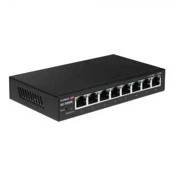 Edimax GS-5008E tinklo jungiklis valdomas Gigabit Ethernet (10/100/1000) Juodas