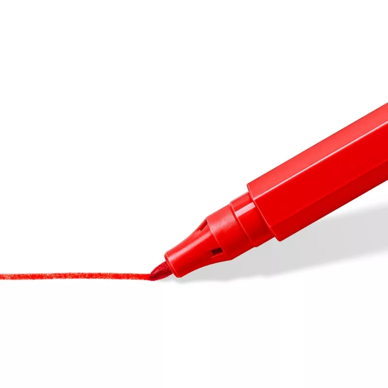 Finelinerio rašikliai Staedtler 326 C10 E1, itin plonas 1 mm antgalis, įvairių spalvų, 10 vnt. pakuotė