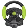 Laidinis žaidimų vairas ESPERANZA EG104, skirtas PlayStation 3 ir Xbox 360, juodas/žalias