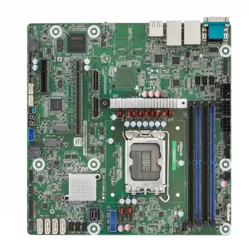 Motininė plokštė ASRock W880D4U Micro-ATX LGA 1851 Intel Core Ultra 100 ir 200