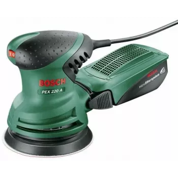 Bosch PEX 220 A orbitinis šlifuoklis 24000 OPM juoda, žalia