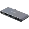 CANYON DS-5 5in1 Thunderbolt 3 4K Space Grey – daugiafunkcis USB-C stotelė