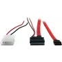 Inter-Tech SATA adapteris - Slimline SATA prie vidinio maitinimo šaltinio, 4 kontaktų, SATA - 15 cm - Raudonas (88885323)