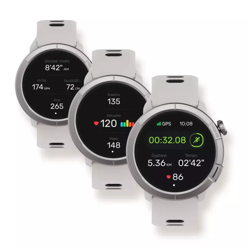 Stelio Activ Pro GPS išmanusis laikrodis STSWA102TN, 46 mm titano dėklas