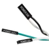 Vandal-proof mygtukas Impactics 19mm, IP65, mėlynas LED, juodas