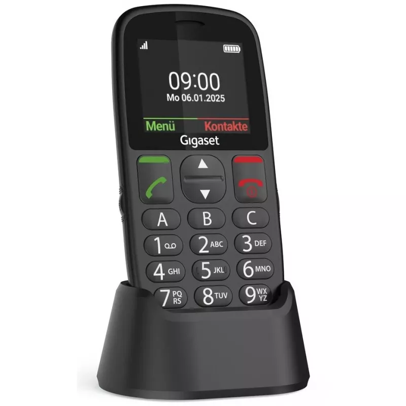 Siemens GL395 Juodas mobilus telefonas 5,6 cm / 2,20 colio - 0,30 Mpx kamera (S30853-H1230-R101)